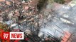Fire razes eight squatter homes, workshop in Penang