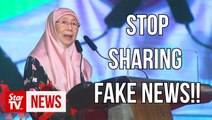 For the millionth time: Stop sharing fake news on virus, DPM urges