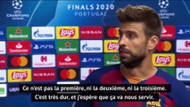 La réaction de Gérard Piqué après la lourde défaite du Barça face au Bayern !
