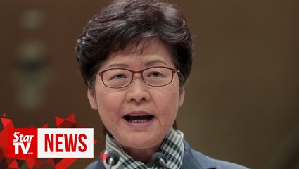 Carrie Lam says HK government won't yield to escalating violence
