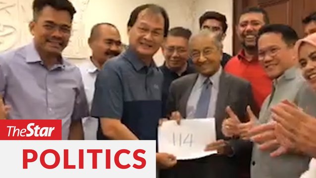 Pakatan claims 114 MPs support Dr M, Baru Bian latest to sign SD