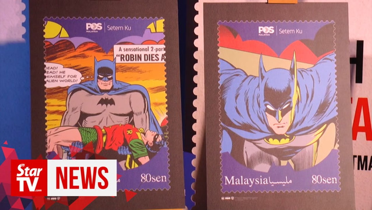 Pos Malaysia celebrates 80 years of the Dark Knight