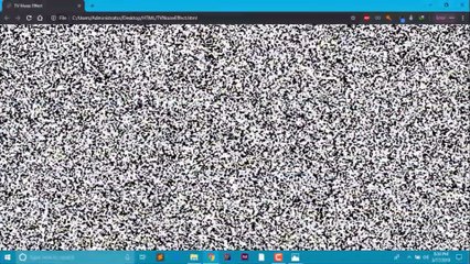 TV Noise Animation Effects | CSS Tutorial | DC TecHX