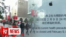 Virus outbreak closes all China Apple stores
