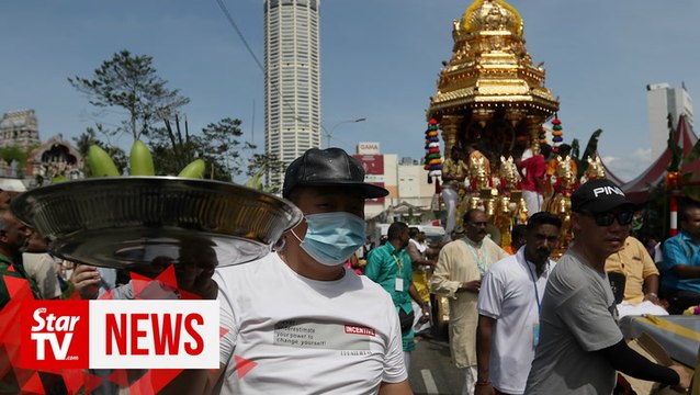 Chariots procession draws huge crowd in Penang