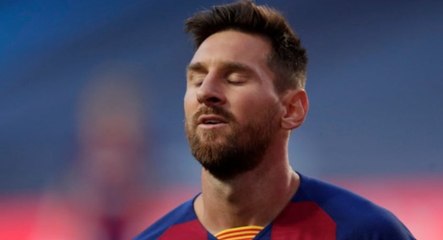 La imagen de Messi abatido en el vestuario refleja mejor que nada la humillación del Barça
