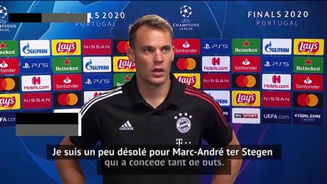 Quarts - Neuer attristé de voir son rival allemand ter Stegen concéder huit buts