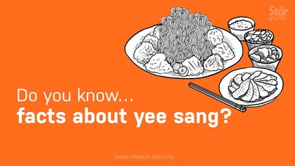 Do you know... facts about yee sang?