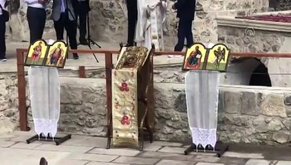 Sümela Manastırı'nda 4 yıl sonra ilk ayin