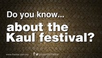 All about the Melanau festival, Kaul