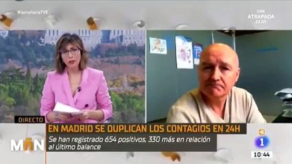 Un médico desmonta en un plis plas el discurso alarmista de TVE sobre la saturación de los hospitales madrileños