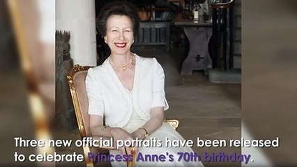 Princess Anne marks 70th birthday with three new portraits