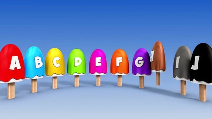 Download Video: Learn Alphabet with Ice Cream Popsicles Song - Colours, Shapes and Numbers Videos Collection