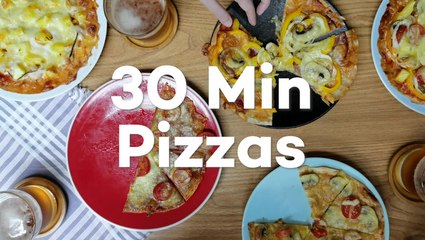 Easy 30 Min Pizzas