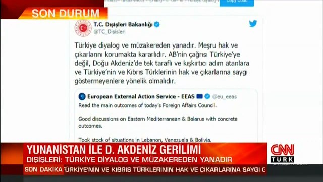 Son dakika... Dışişleri Bakanlığı'ndan AB'ye ''Doğu Akdeniz'' yanıtı | Video