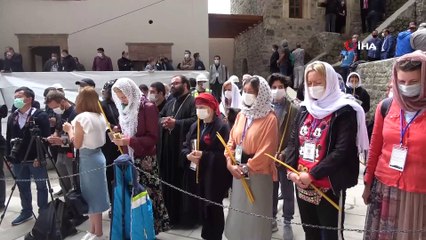 Sümela Manastırı'nda 5 yıl aradan sonra ilk ayin