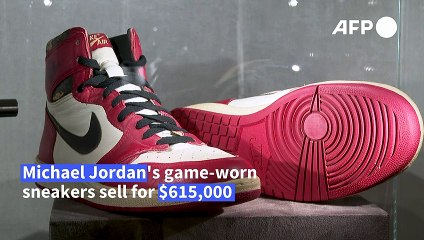 Michael Jordan's sneakers sell for $615,000, new record
