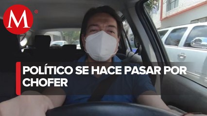 Mario Delgado 'deja' San Lázaro y toma el volante para escuchar demandas