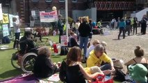 Anti Fracking protectors at North Yorks council
