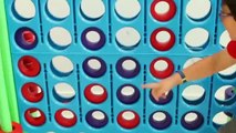 Ryan and mommy Pretend Play with Giant Connect 4 toy!!!