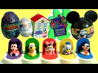 Mickey Mouse Clubhouse Pop-Up Surprise Dragon Frozen PJ Marks Peppa Baby Toys