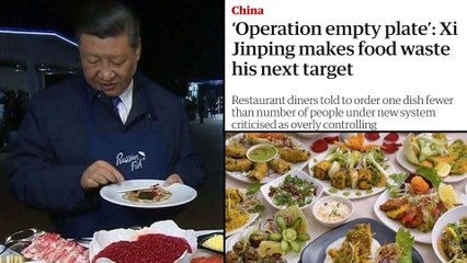 China Launches A Campaign Against Food Waste || Oneindia Telugu