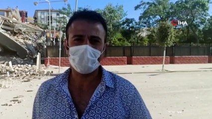 Malatya'da bina çöktü, vatandaşlar yaşanan o anları anlattı