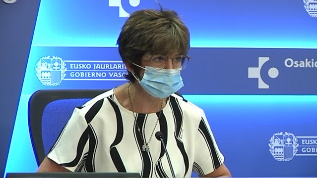 Consejera de Salud advierte de que Euskadi está ante un posible tsunami