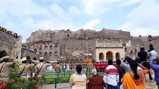 Independence Day Event At Historic Golconda Fort in Hyderabad Vlog | Road Trip | Fun with Children