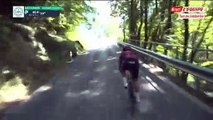 Cyclisme - Horreur en direct dans le Tour de Lombardie : Remco Evenepoel vient de faire une chute de plusieurs mètres en passant par dessus un pont