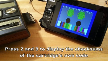 Video Test Cartridge for Intellivision (IMI)