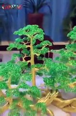 Art bonsai from steel wire [ Creative ]