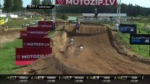 GUYON CRASH - EMX250 Race 1 - MXGP of Kegums 2020
