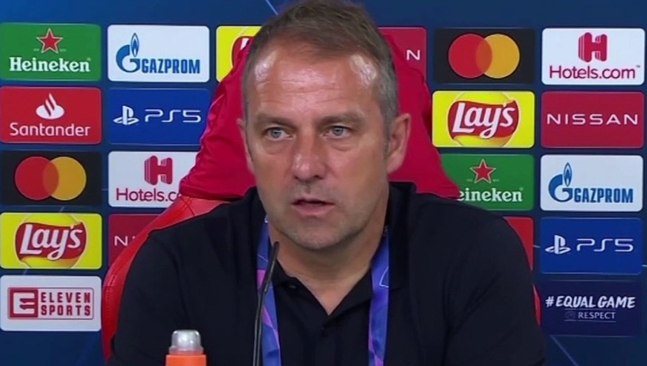 Football - Champions League - Hans-Dieter Flick press conference after Barcelona 2-8 Bayern