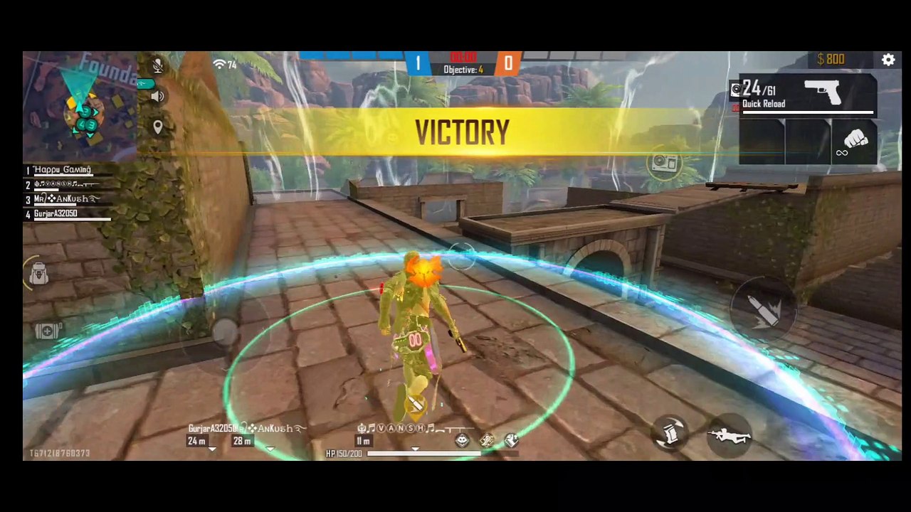 CLASH SQUAD RANK FREE FIRE - GAMEPLAY | GARENA FREE FIRE | HAPPU GAMING |