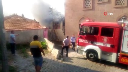 Metruk bina yangını korkuttu