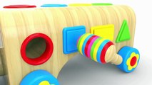 Learn Shapes with Wooden Hammer Educational Toys - Shapes Collection for Children