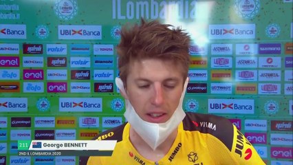 Il Lombardia presented by UBI BANCA |  George Bennett post-race interview