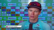 Il Lombardia presented by UBI BANCA |  Aleksandr Vlasov post-race interview