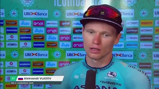 Il Lombardia presented by UBI BANCA | Aleksandr Vlasov post-race interview