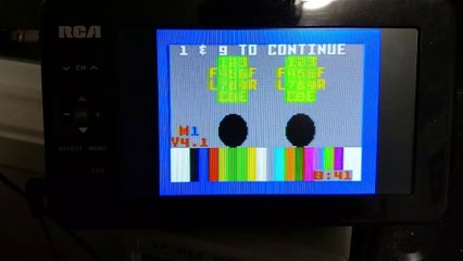 Intellivision Test Cartridge with rare Spiker Volleyball game at end