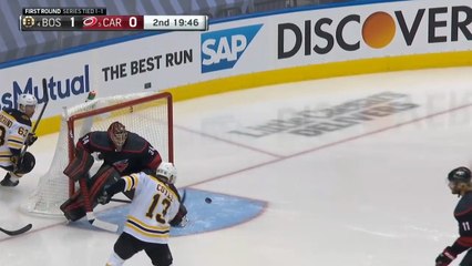 Charlie Coyle swats puck out of air for PPG