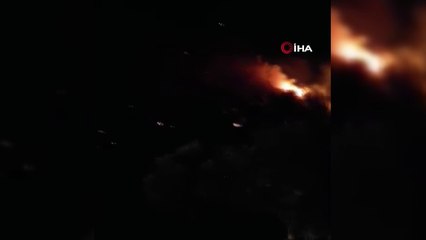 Hatay’da zirai alanda çıkan yangın korkuttu