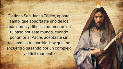 Oración a San Judas Tadeo para salir de un momento difícil