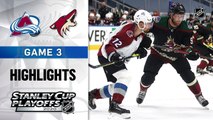 NHL Highlights | Avalanche @ Coyotes 8/15/2020