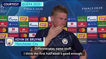Different year, same result - De Bruyne after City defeat