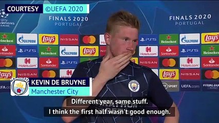 Different year, same result - De Bruyne after City defeat