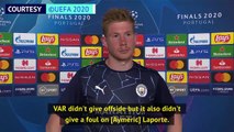 De Bruyne refuses to blame VAR for City defeat