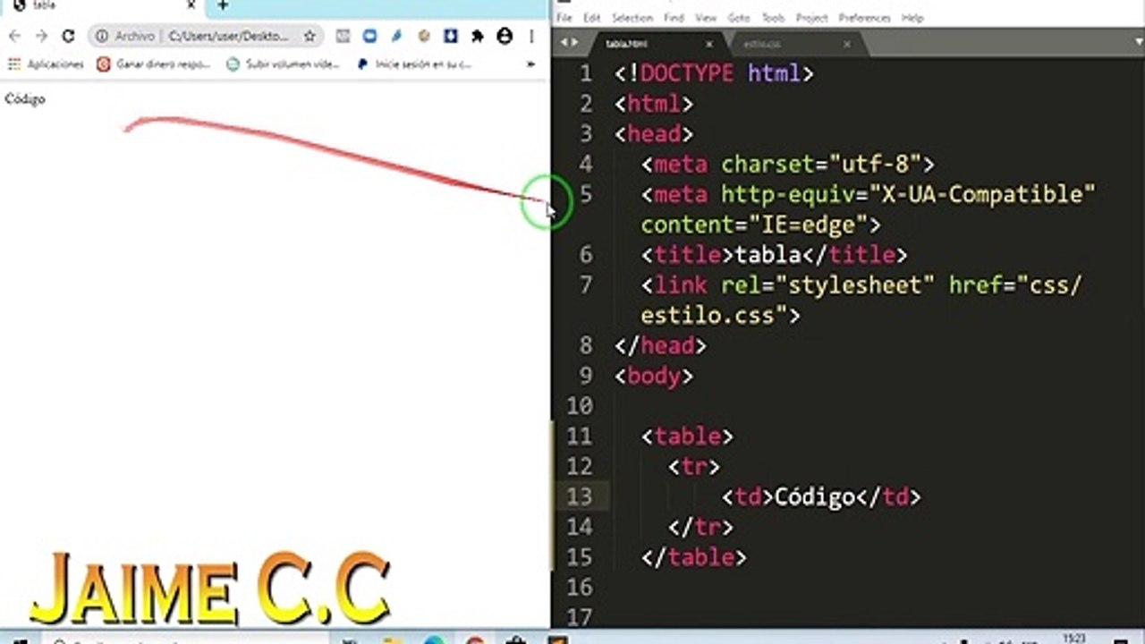 TABLA EN CSS