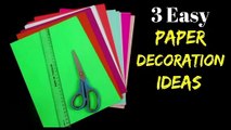 3 Easy Paper Decoration Ideas for Ganesh Chaturthi | Ganpati Decoration Ideas | Paper Cutting Decoration Ideas | Ganesh Chaturthi 2020